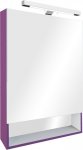 Зеркало-шкаф Roca Gap 60 фиолетовый со светильником (ZRU9302751)