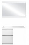 Комплект мебели Style Line Даллас 115 L Люкс Plus белая (СС-00000515L/СС-00000523)