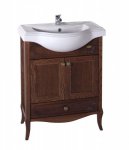 Тумба с раковиной ASB-Woodline Салерно 65 антикварный орех (9695/19252)