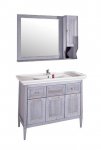 Комплект мебели ASB-Woodline Гранда 105 серый grigio (11481/11485/11486/23538)