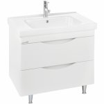 Тумба под раковину Bellezza Санриса 80 2 ящ. напольная белая