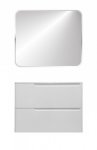 Комплект мебели Эстет Kare Luxe 80 подвесной 2 ящ. белая (ФР-00006003/ФР-00005715)