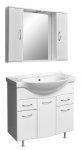 Комплект мебели Stella Polar Концепт 90 2 ящ. белый