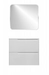 Комплект мебели Эстет Kare Luxe 70 подвесной 2 ящ. белая (ФР-00006308/ФР-00007073)